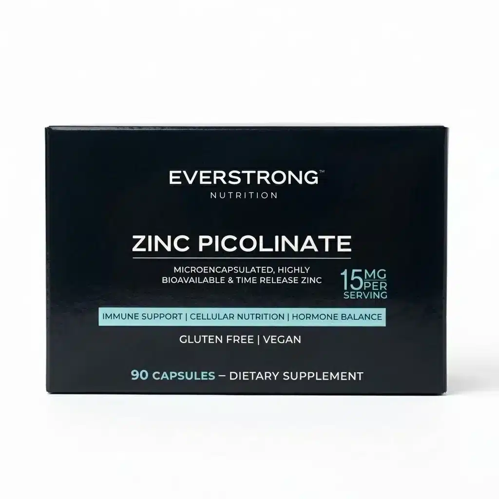 zinc picolinate (1) Zinc Picolinate EverStrong 15mg 90 Capsules Maroc